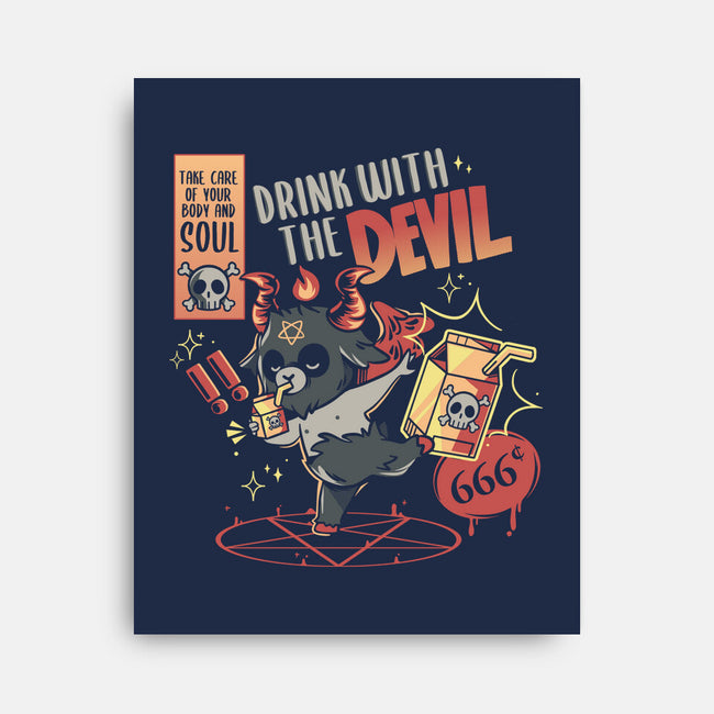 Drink With The Devil-None-Stretched-Canvas-yumie