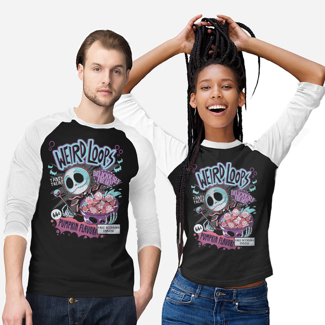 Weird Loops-Unisex-Baseball-Tee-yumie