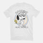 Goodbye Real World-Womens-Fitted-Tee-OPIPPI