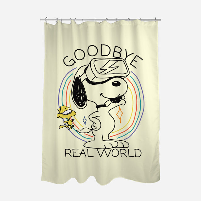 Goodbye Real World-None-Polyester-Shower Curtain-OPIPPI