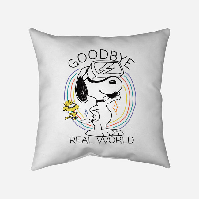 Goodbye Real World-None-Removable Cover w Insert-Throw Pillow-OPIPPI