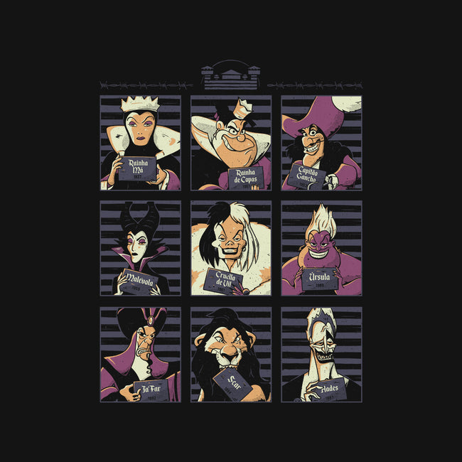 Most Wanted Villains-Womens-V-Neck-Tee-yumie