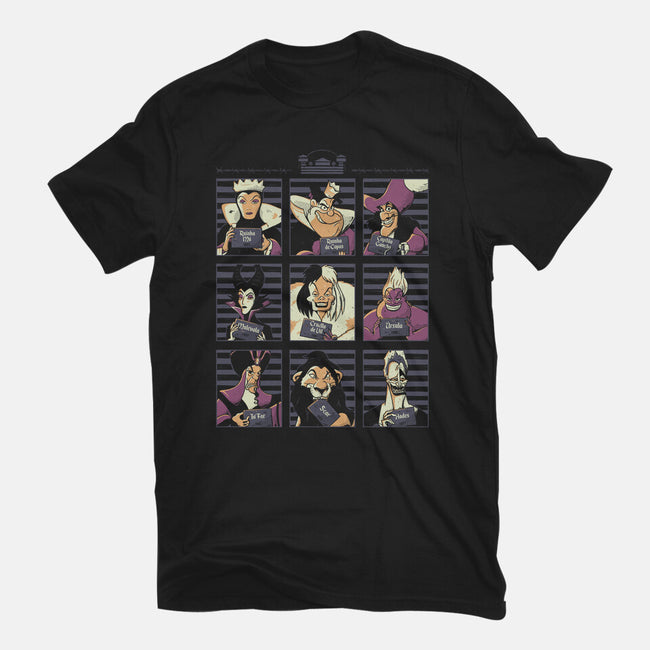 Most Wanted Villains-Womens-Fitted-Tee-yumie