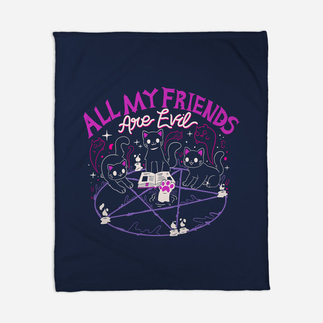 All My Friends-None-Fleece-Blanket-yumie