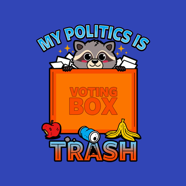 My Politics Is Trash-Womens-V-Neck-Tee-Boggs Nicolas