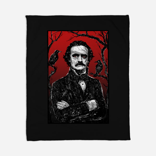 The Poet-None-Fleece-Blanket-kharmazero