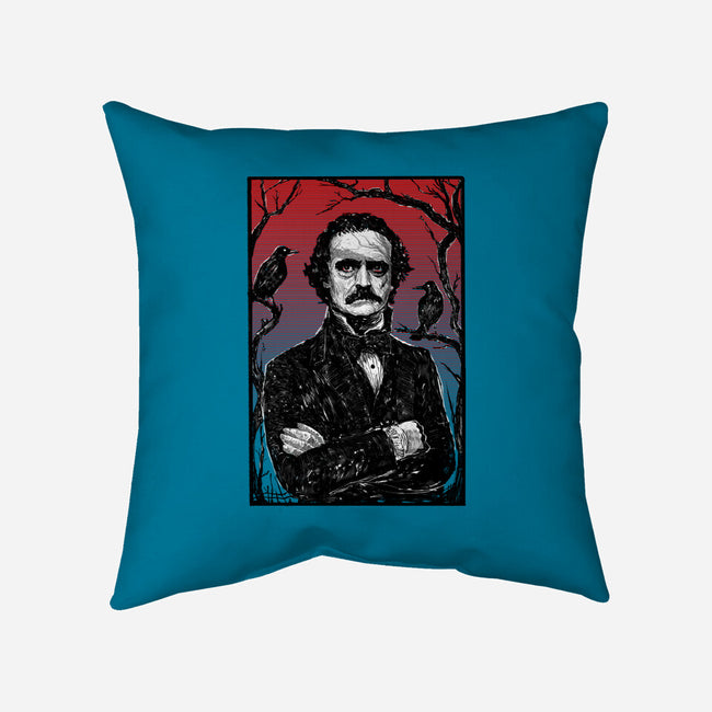 The Poet-None-Removable Cover w Insert-Throw Pillow-kharmazero