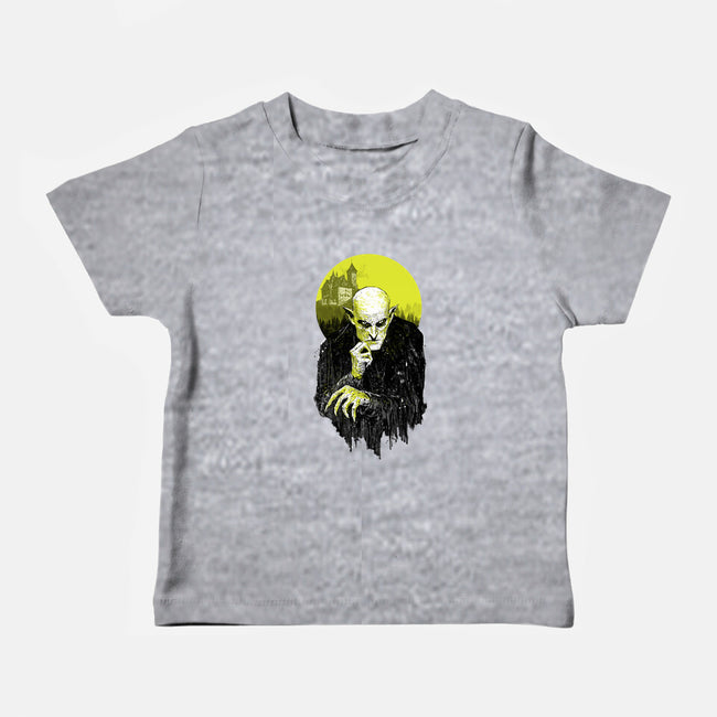 Dark Portrait-Baby-Basic-Tee-kharmazero