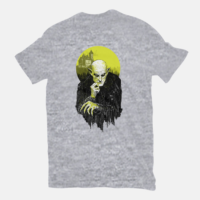 Dark Portrait-Womens-Fitted-Tee-kharmazero