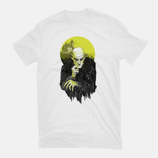 Dark Portrait-Womens-Fitted-Tee-kharmazero