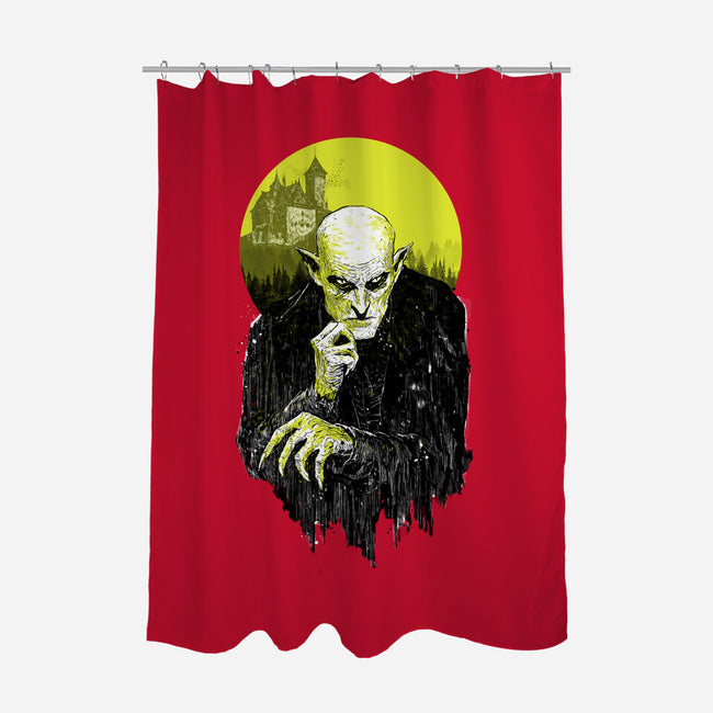 Dark Portrait-None-Polyester-Shower Curtain-kharmazero