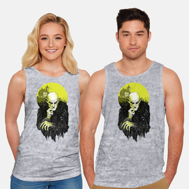 Dark Portrait-Unisex-Basic-Tank-kharmazero