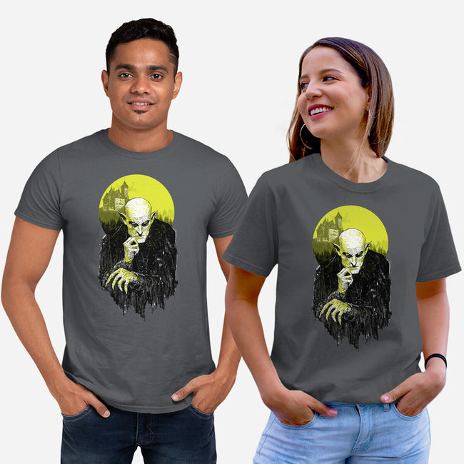 Dark Portrait-Unisex-Basic-Tee-kharmazero