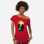 Dark Portrait-Womens-Off Shoulder-Tee-kharmazero