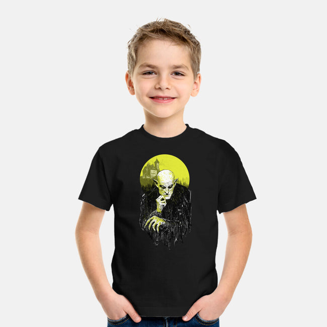 Dark Portrait-Youth-Basic-Tee-kharmazero