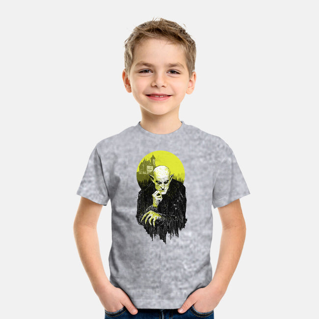 Dark Portrait-Youth-Basic-Tee-kharmazero