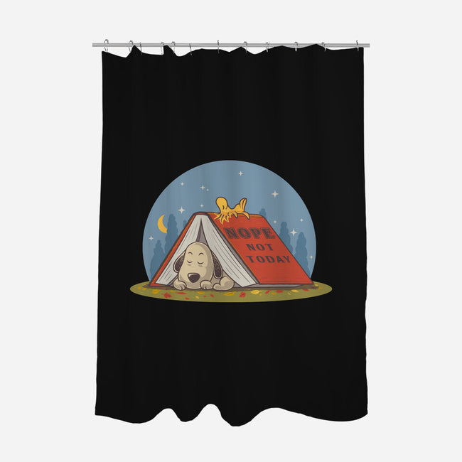 Booked For A Nap-None-Polyester-Shower Curtain-erion_designs