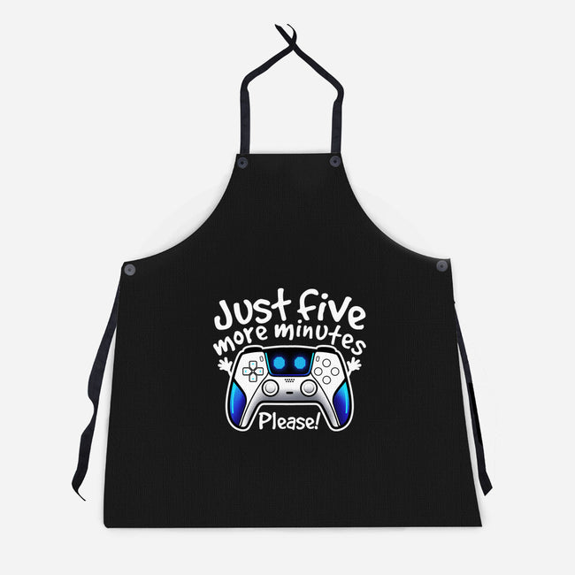 Just Five More Minutes Astro-Unisex-Kitchen-Apron-NemiMakeit