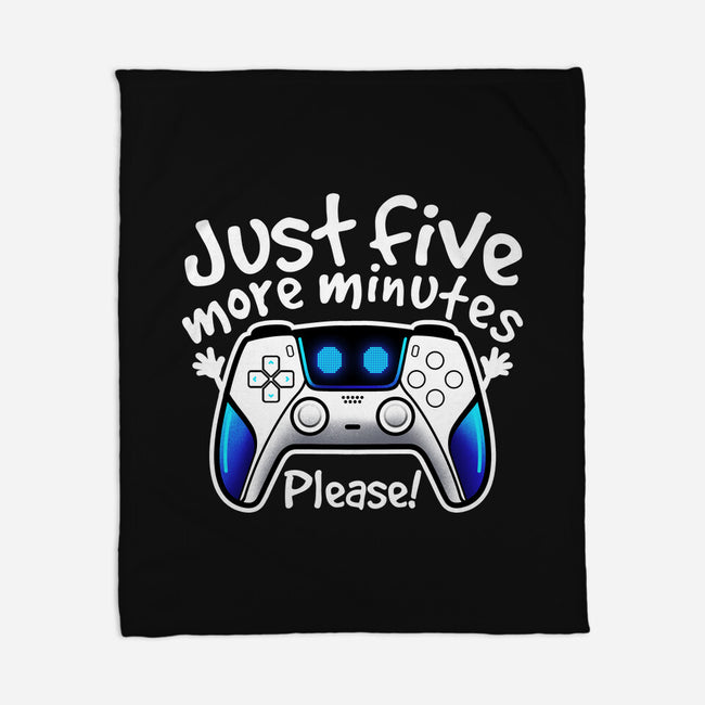 Just Five More Minutes Astro-None-Fleece-Blanket-NemiMakeit