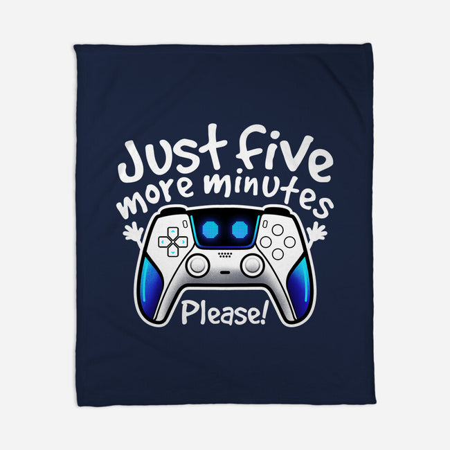 Just Five More Minutes Astro-None-Fleece-Blanket-NemiMakeit