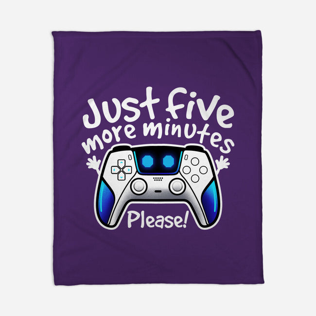 Just Five More Minutes Astro-None-Fleece-Blanket-NemiMakeit