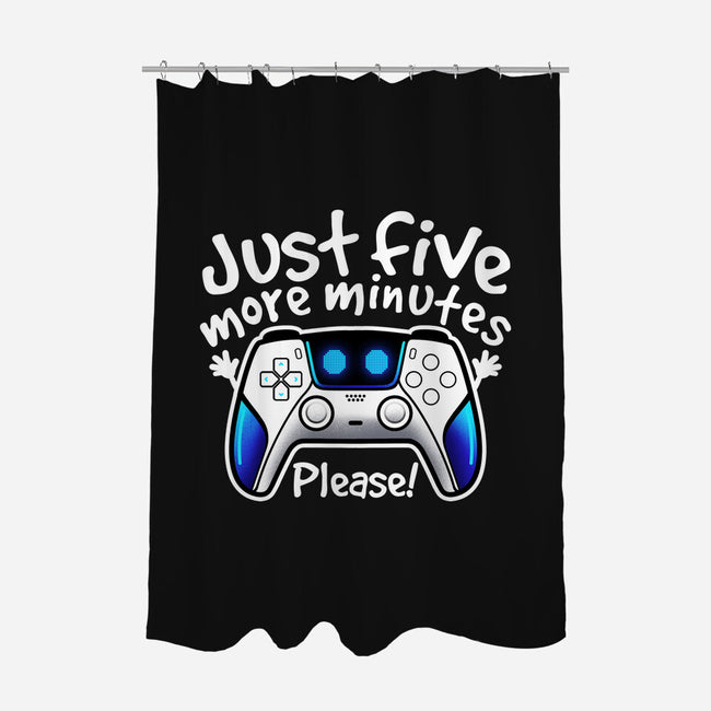 Just Five More Minutes Astro-None-Polyester-Shower Curtain-NemiMakeit