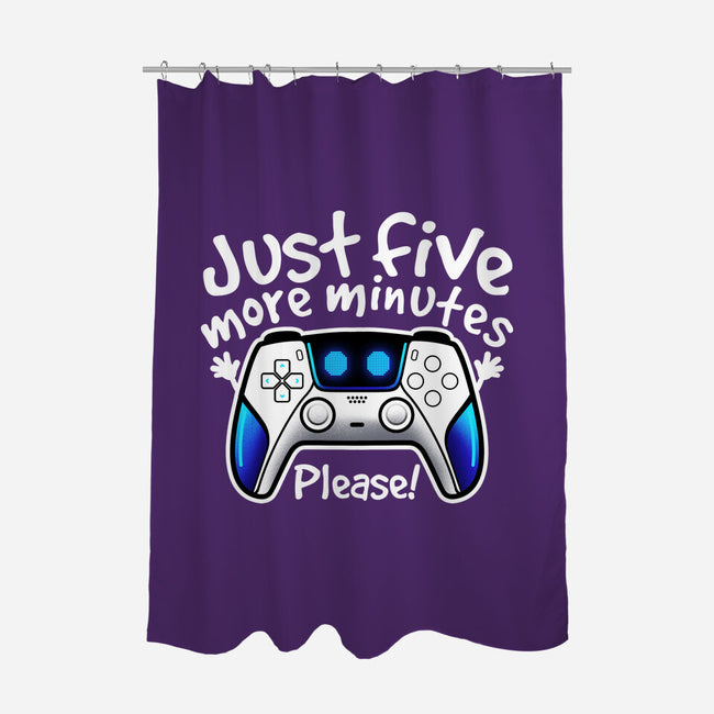 Just Five More Minutes Astro-None-Polyester-Shower Curtain-NemiMakeit