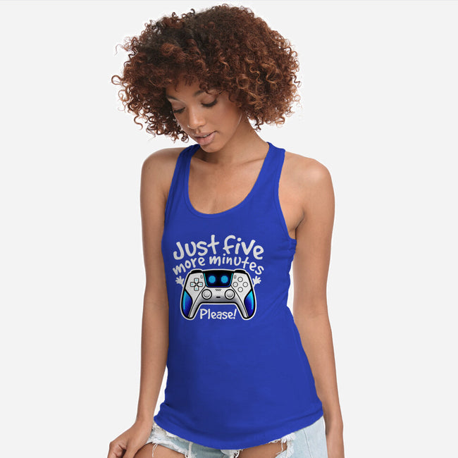 Just Five More Minutes Astro-Womens-Racerback-Tank-NemiMakeit