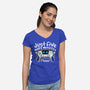 Just Five More Minutes Astro-Womens-V-Neck-Tee-NemiMakeit