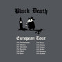 Black Death European Tour-Womens-V-Neck-Tee-Mattania