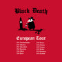 Black Death European Tour-Womens-Fitted-Tee-Mattania