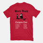 Black Death European Tour-Womens-Fitted-Tee-Mattania