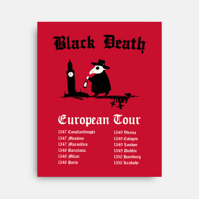 Black Death European Tour-None-Stretched-Canvas-Mattania