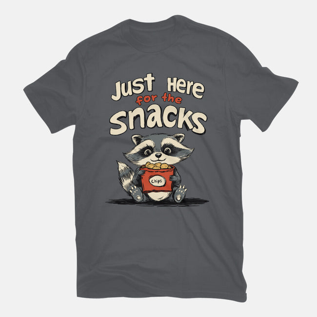 Just Here For The Snacks-Unisex-Basic-Tee-Geeky Girlky