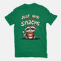 Just Here For The Snacks-Unisex-Basic-Tee-Geeky Girlky