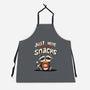 Just Here For The Snacks-Unisex-Kitchen-Apron-Geeky Girlky