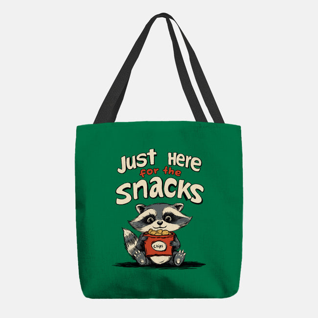 Just Here For The Snacks-None-Basic Tote-Bag-Geeky Girlky