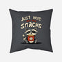 Just Here For The Snacks-None-Removable Cover w Insert-Throw Pillow-Geeky Girlky