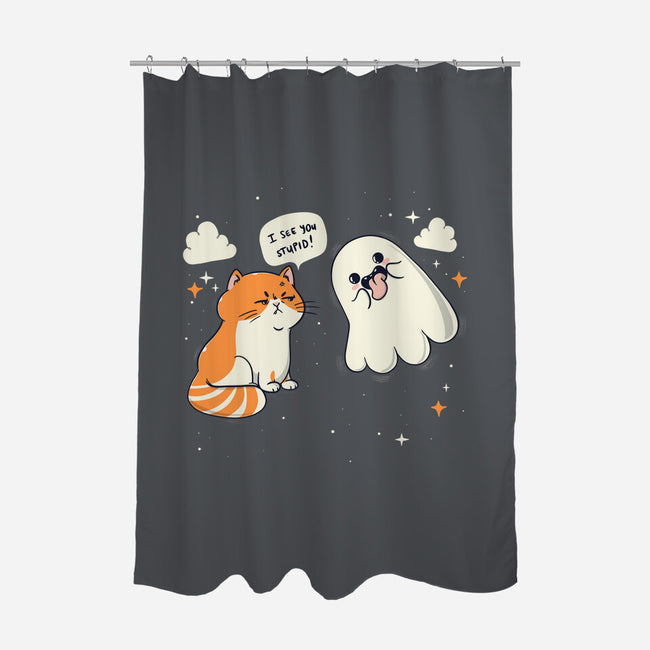 I See You Stupid-None-Polyester-Shower Curtain-Freecheese