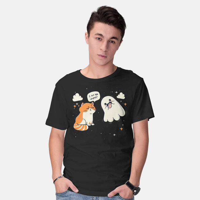 I See You Stupid-Mens-Basic-Tee-Freecheese