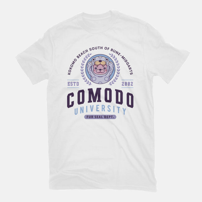 Comodo University-Womens-Fitted-Tee-LAGELANTEE