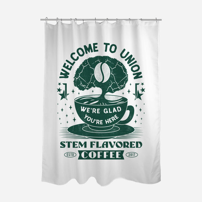 Immersive Mental World Coffee-None-Polyester-Shower Curtain-LAGELANTEE