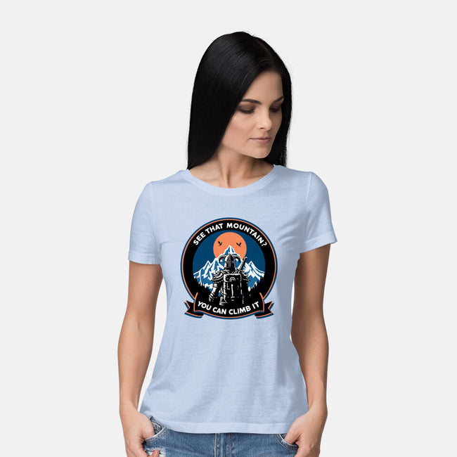 Skyrim Expedition Patch-Womens-Basic-Tee-Dylon_G