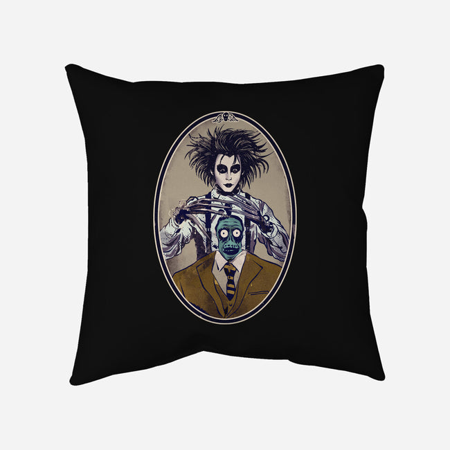 Gothic Barber-None-Removable Cover w Insert-Throw Pillow-Diego Gurgell