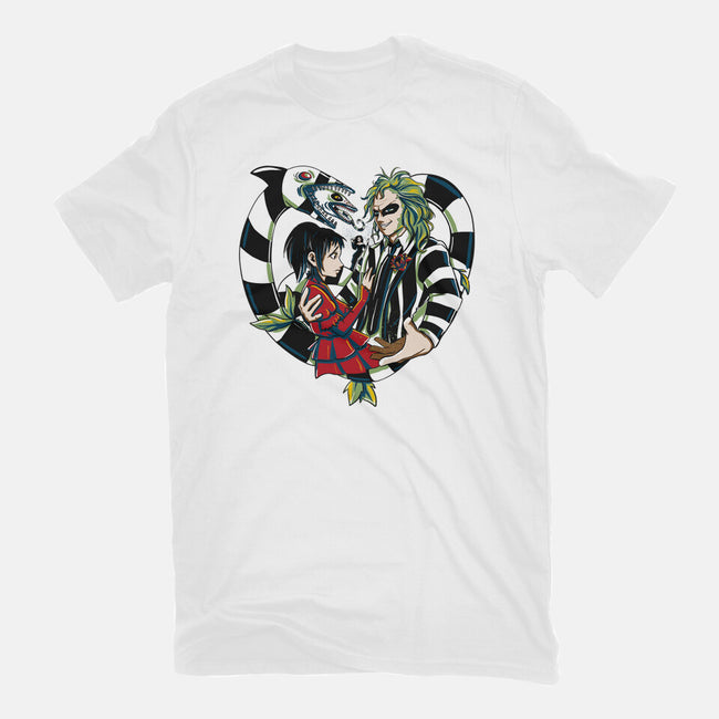 The Demon And The Wife-Mens-Heavyweight-Tee-ellr