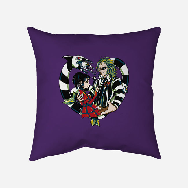 The Demon And The Wife-None-Removable Cover w Insert-Throw Pillow-ellr