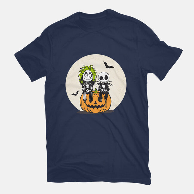 Jack And Beetlejuice-Unisex-Basic-Tee-Tusetdesign