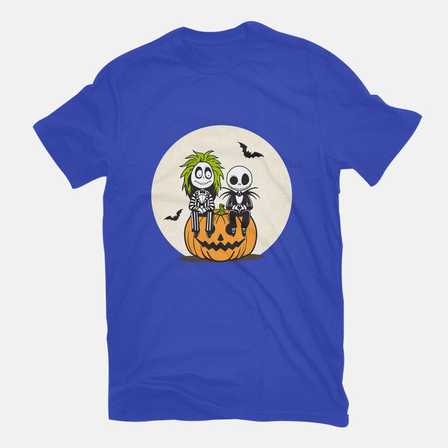 Jack And Beetlejuice-Womens-Fitted-Tee-Tusetdesign