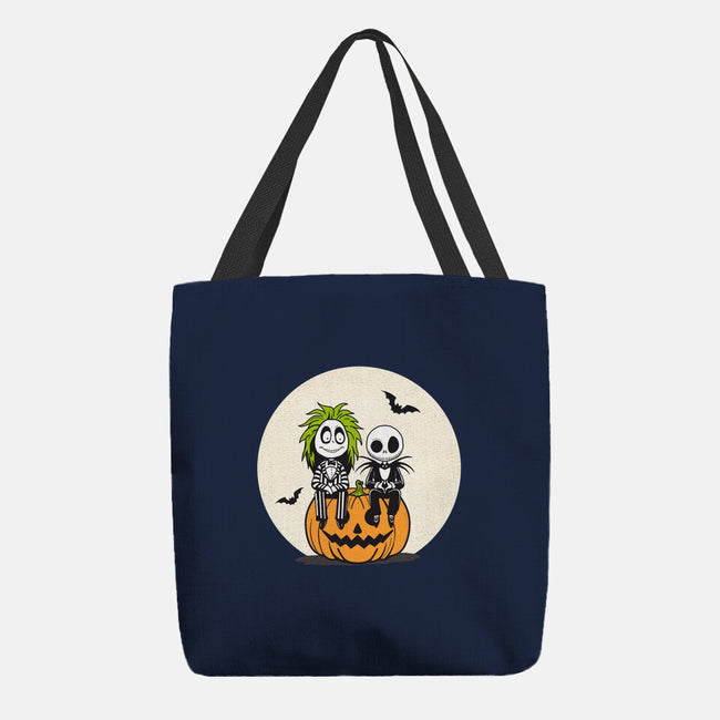 Jack And Beetlejuice-None-Basic Tote-Bag-Tusetdesign