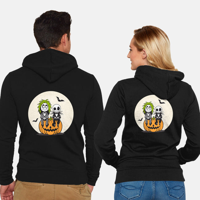 Jack And Beetlejuice-Unisex-Zip-Up-Sweatshirt-Tusetdesign